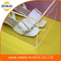 Jinbao clair acrylique boîte à chaussures boîte cas 3mm Plexiglass Sneaker Box